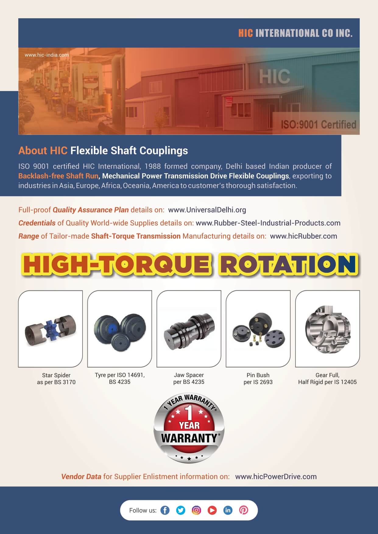 Literature SHAFT COUPLING